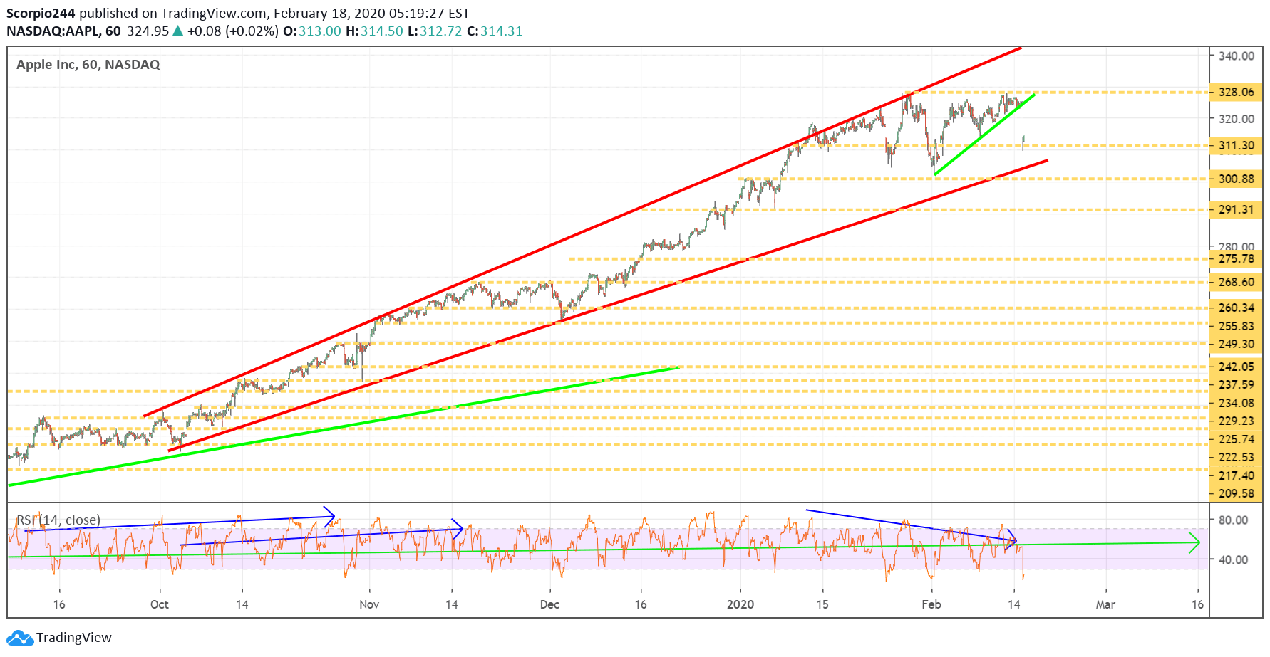 Apple Inc Chart