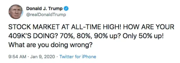 President Trump Tweet