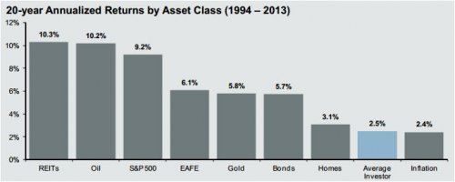 20-Year Annualized Asset Class Returns