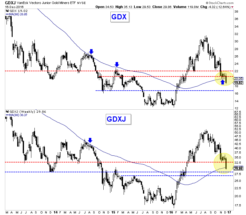 GDXJ Weekly Chart