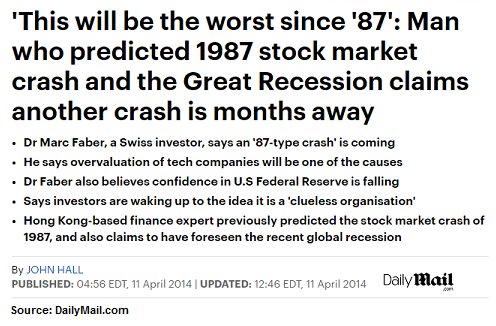 Daily Mail: April 11, 2014
