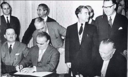 Greek And German Finance Ministers, Circa1950s