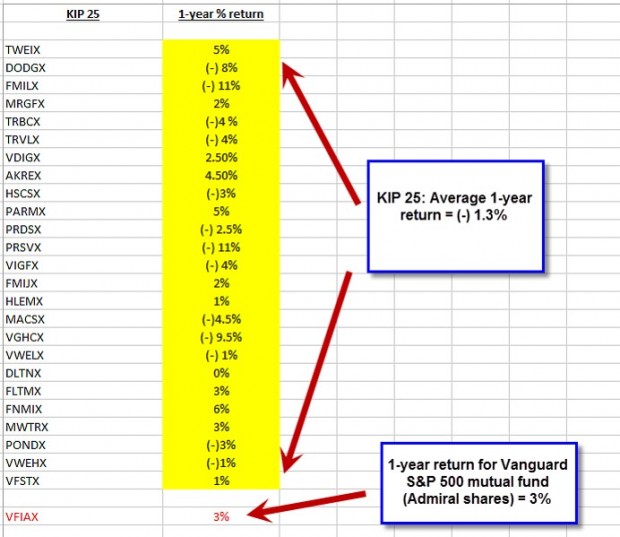 Kip 25 Versus The S&P 500 Benchmark Fund