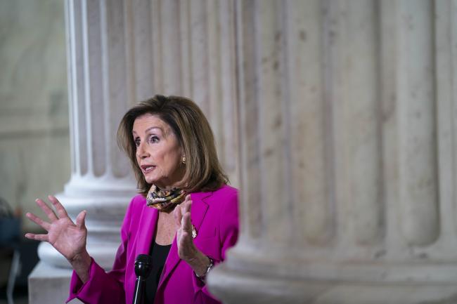 © Bloomberg. Nancy Pelosi Photographer: Sarah Silbilger/Bloomberg