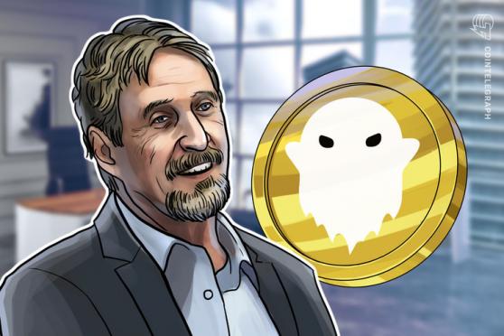 John McAfee clarifies he is still part of Ghost’s ecosystem 