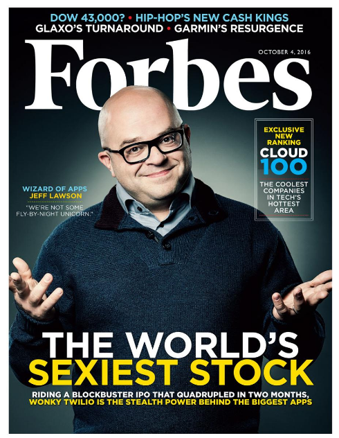 Forbes Magazine, October 4, 2016