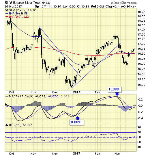 SLV Daily Chart