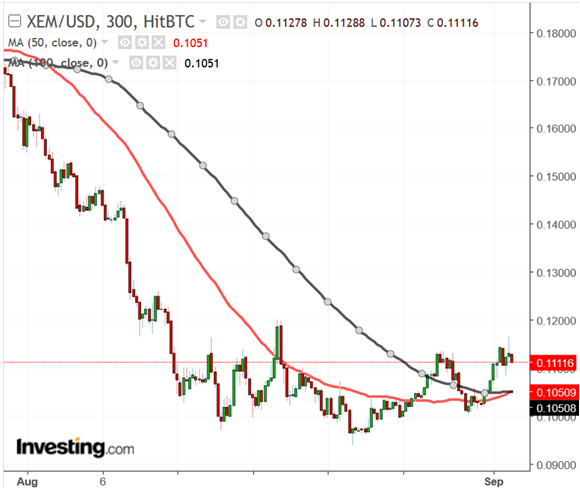 NEM 300 Minute Chart