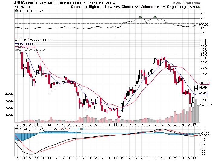 JNUG Weekly Chart