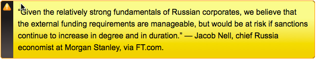 JP Morgan's Chief Russia Economist