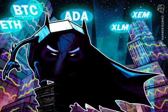 Top 5 cryptocurrencies to watch this week: BTC, ETH, ADA, XLM, XEM