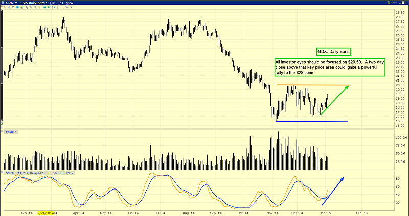 Daily Market Vectors Gold Miners