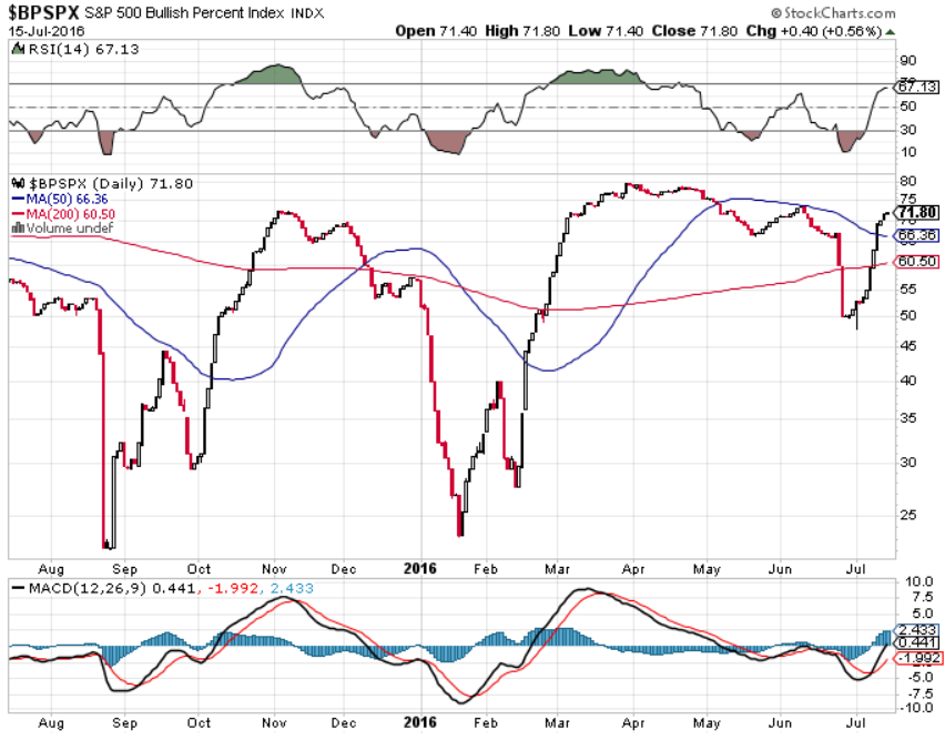 BPSPX Daily Chart