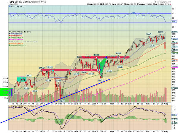 SPY Daily Chart