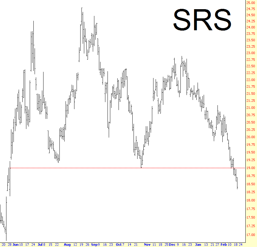 ProShares UltraShort Real Estate