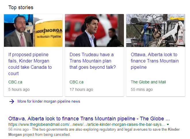 Kinder Morgan Headlines