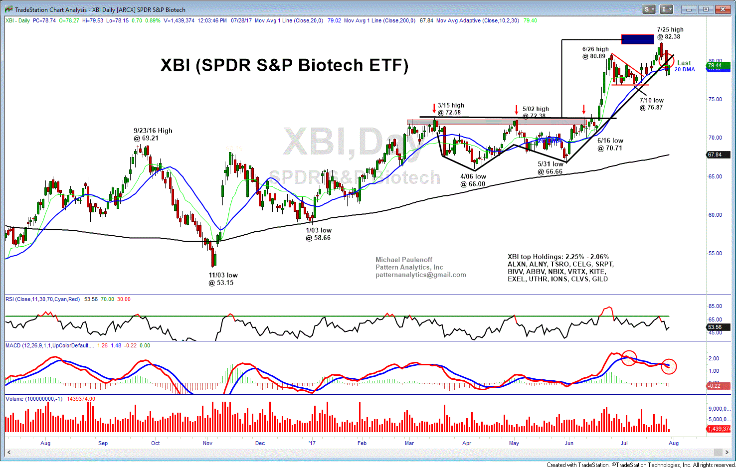 Daily SPDR S&P Biotech