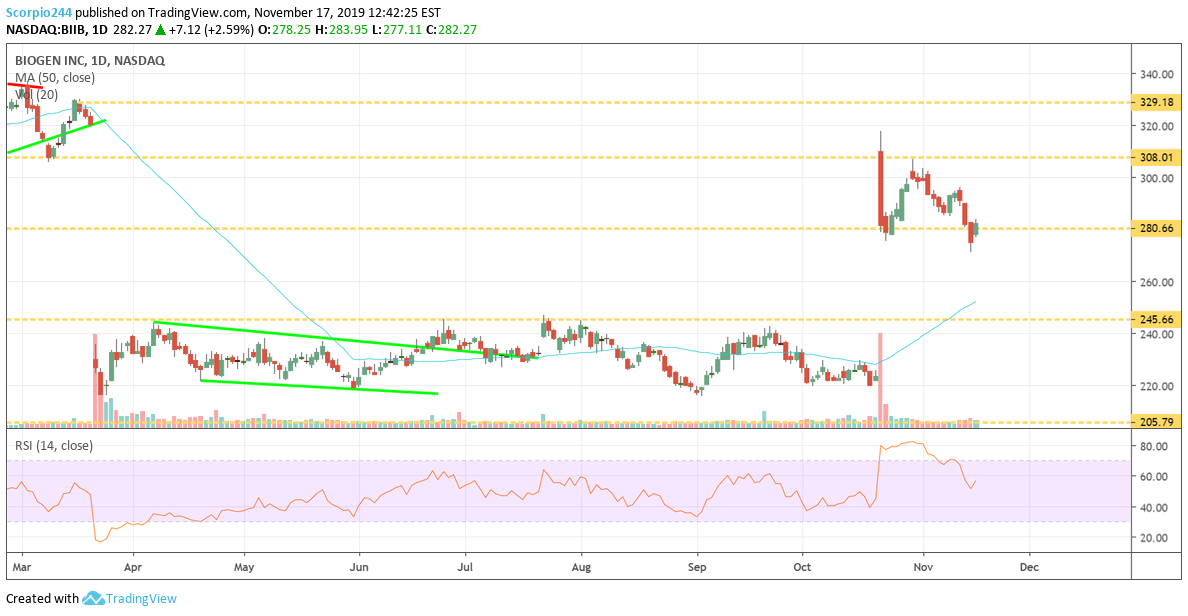 Biogen Inc Daily Chart