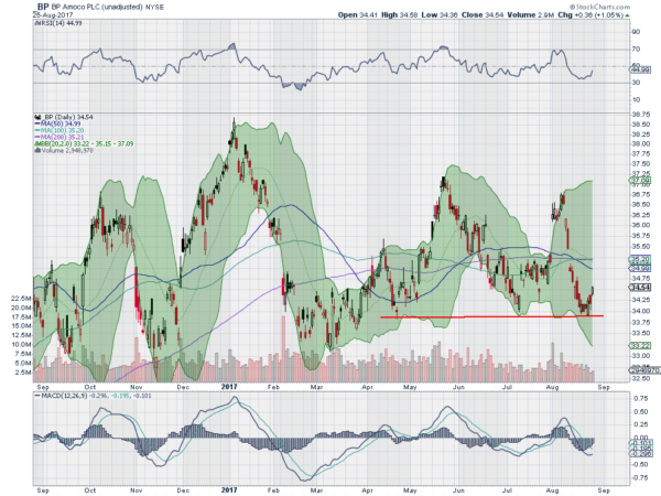 BP Daily Chart