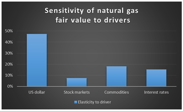Natural Gas Sensitivity to Fair Value Drivers