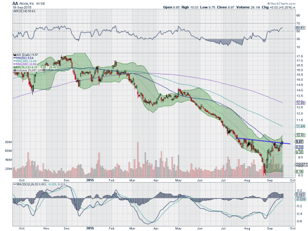 AA Daily Chart