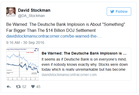 David Stockman On Deutsche Bank