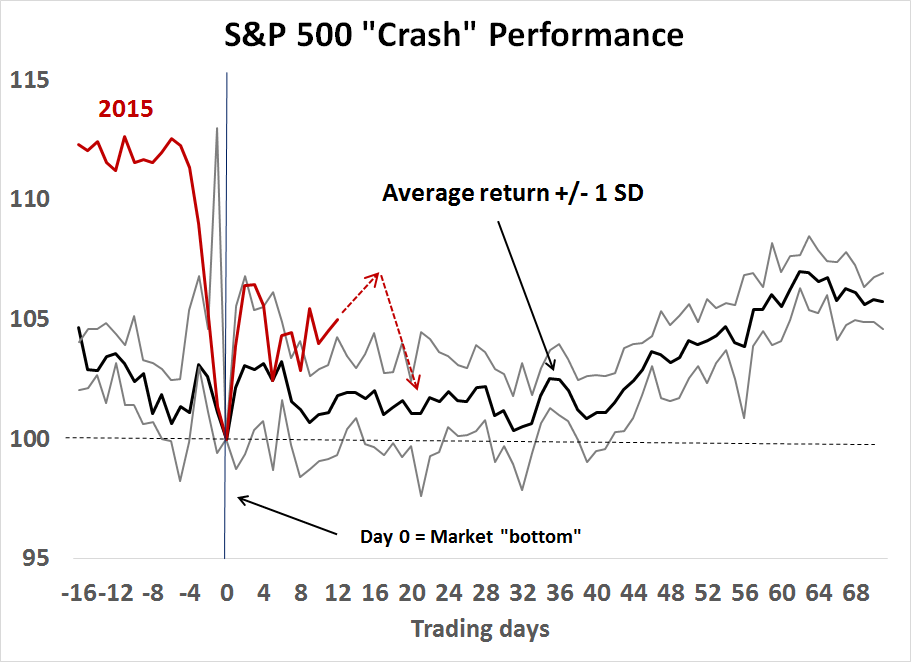 S&P 500 Crash Performance
