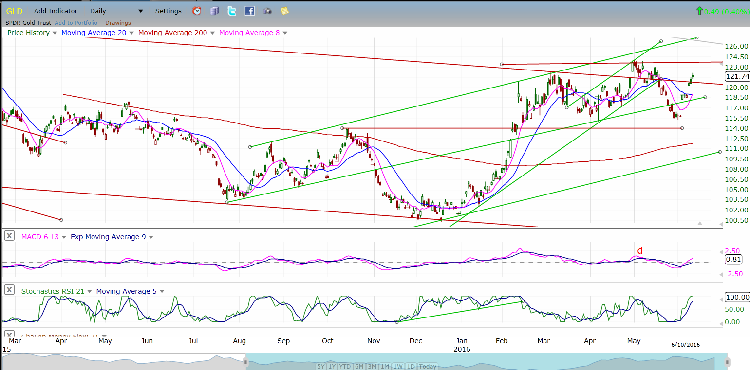 GLD (Gold ETF) Daily Chart