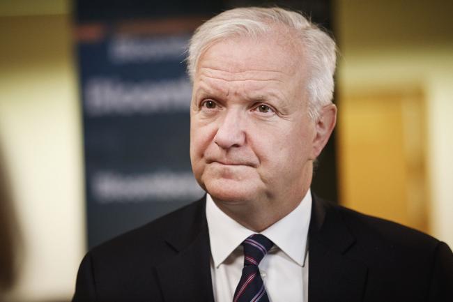 © Bloomberg. Olli Rehn