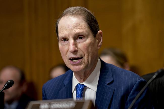 © Bloomberg. Senator Ron Wyden, a Democrat from Oregon and ranking member of the Senate Finance Committee, makes an opening statement during a hearing with Robert Lighthizer, U.S. trade representative, not pictured, in Washington, D.C., U.S., on Tuesday, June 18, 2019. President Donald Trump's top trade envoy will be in the congressional hot seat for two days this week, giving lawmakers the chance to grill him about the prospects for a deal with China, as well as various punitive measures threatened by his boss.