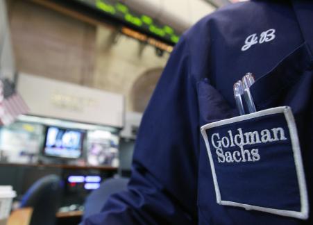 © Reuters/Brendan McDermid. Goldman Sachs has closed its BRIC fund as investors lose interest in the struggling economies of Brazil, Russia, India and China. Pictured: A trader works at the Goldman Sachs stall on the floor of the New York Stock Exchange on April 16, 2012.