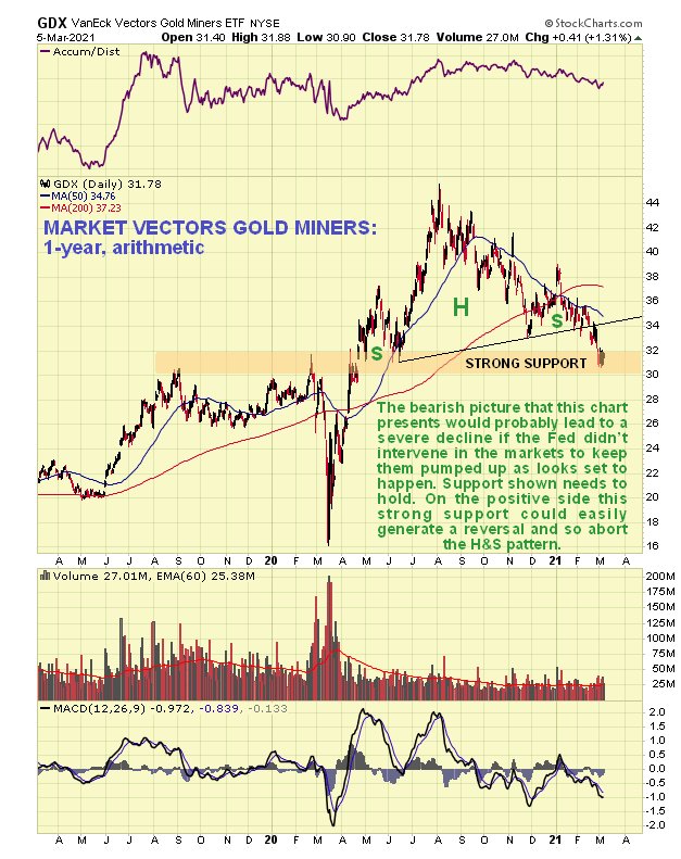 GDX - 1 Year Chart