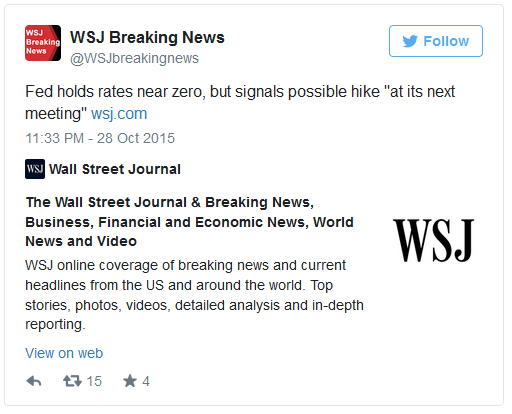 WSJ Tweet