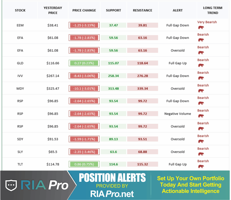 Broader Market ETF Performance