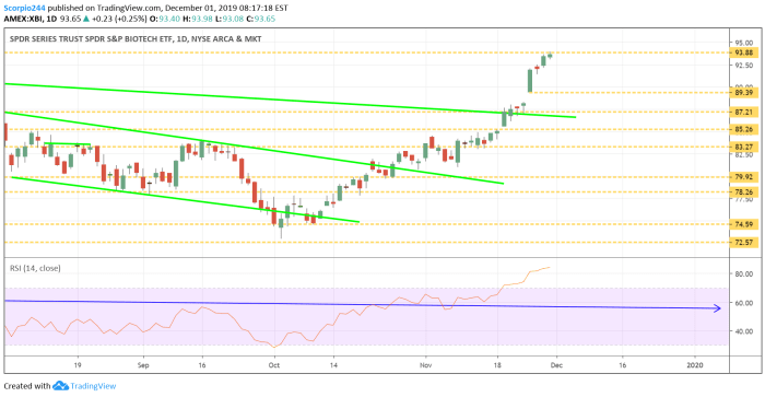 XBI Daily Chart