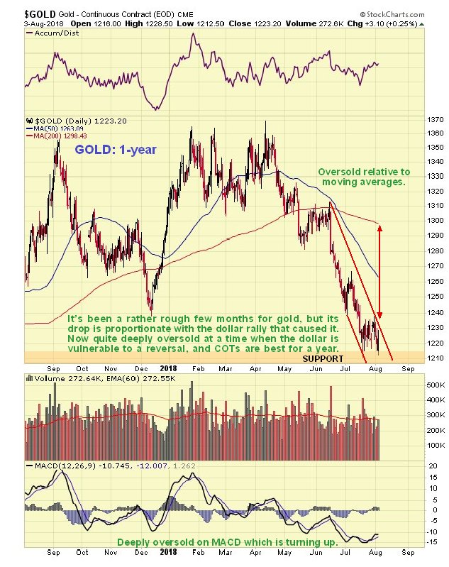 Gold Daily (1-Year) Chart