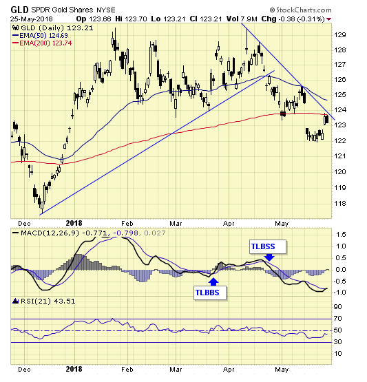 GLD Daily Chart