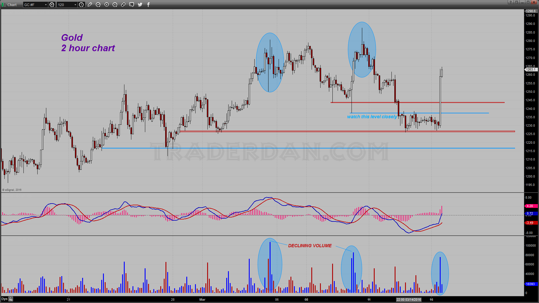 Gold 2-Hour Chart