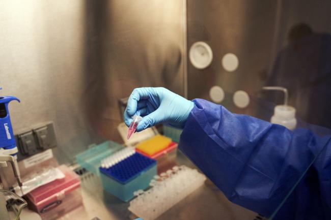 © Bloomberg. A pharmaceutical biochemist processes Covid-19 test at a laboratory at the Autonomous University of San Luis Potosi (UASLP) Research Center in Health Sciences and Biomedicine in San Luis Potosi, Mexico, on Friday, July 24, 2020. The number of confirmed cases in the coronavirus outbreak in Mexico stands at 395,489 and the number of fatalities is 44,022 as of 7:30am Mexico City, according to data collected by Johns Hopkins University and Bloomberg News. Photographer: Mauricio Palos/Bloomberg