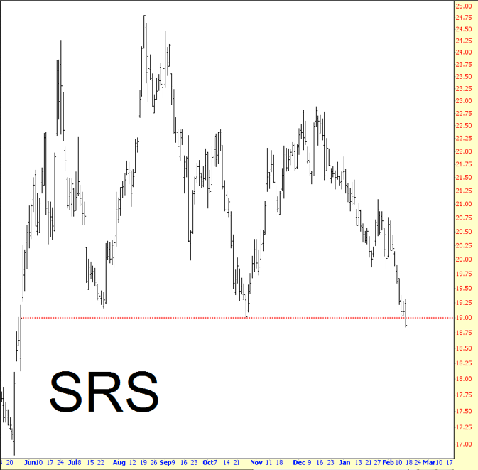 ProShares UltraShort Real Estate