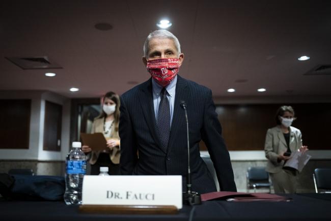 © Bloomberg. Anthony Fauci arrives to a Senate HELP Committee hearing on June 30.