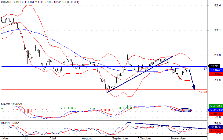 iShares MSCI Turkey Chart